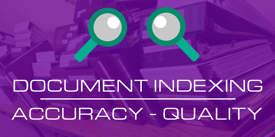 Document Indexing - Offshore India Data Entry