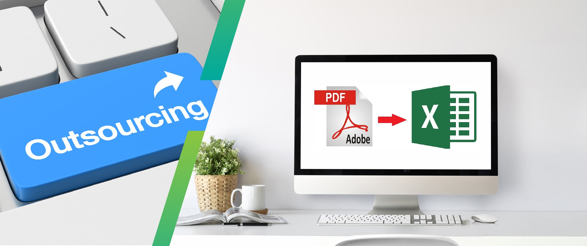 outsource bulk pdf document to excel data conversion